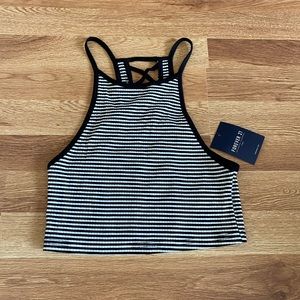 Striped Crop Top